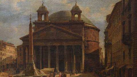 The Pantheon in Rome by Jean Victor Louis Faure