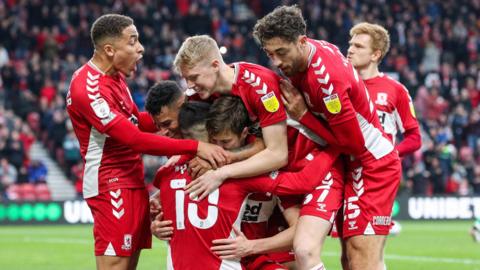 Boro celebrate