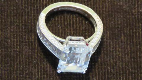 The 8.9 carat ring seized by the NCA
