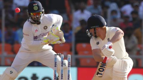 Jonny Bairstow loses his wicket