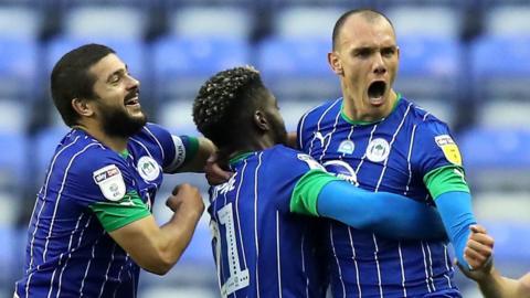 Wigan celebrate