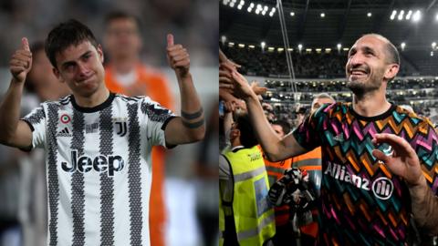 Paulo Dybala and Giorgio Chiellini say farewell to Juventus fans.