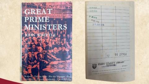 The copy of Great Prime Ministers which was returned 44 years late