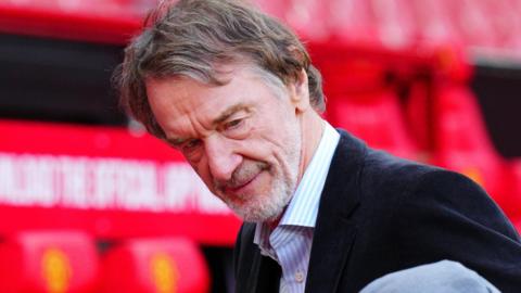 Sir Jim Ratcliffe at Old Trafford