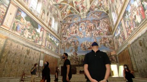 Quentin Sommerville at the Vatican