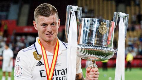 Real Madrid midfielder Toni Kroos