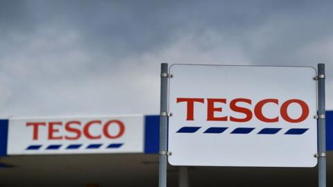 tesco signs