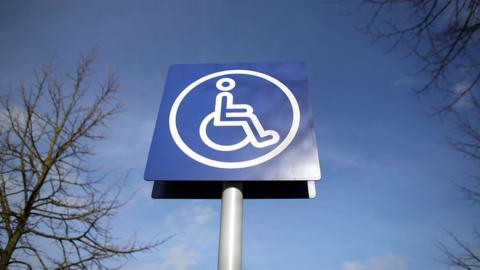 Disabled sign