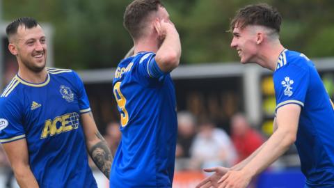 Cove Rangers celebrate