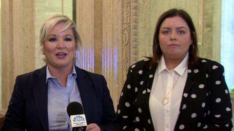 Michelle O'Neill and Deirdre Hargey