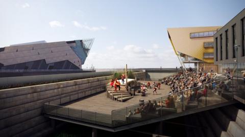 Artist's impression of Stage @The Dock