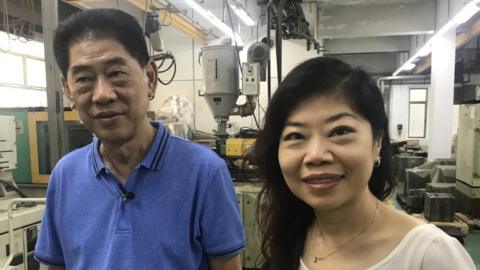 Business owners Joyce Seow and her father Poh Eng Seow