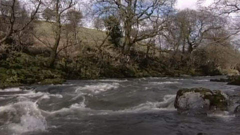 Two men had fallen into the river near the centre of Lancaster