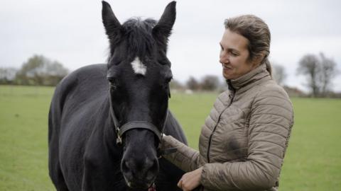 Billy and his owner Louis Maryon