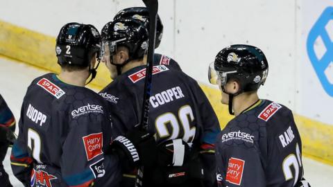 Belfast Giants celebrate