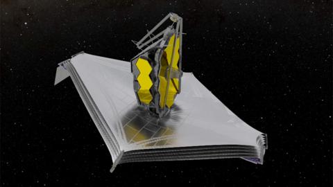 Artwork Webb telescope