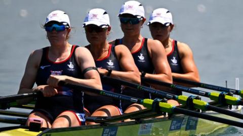 The GB women's quadruple sculls