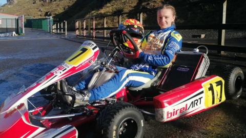 Cumbrian racing driver Jess Edgar