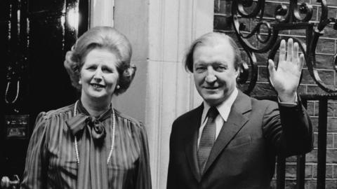 Margaret Thatcher and Charles Haughey