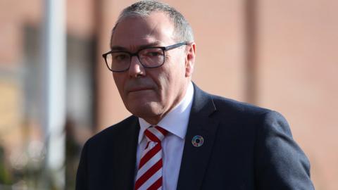 Sunderland Steve Davison outside the Stadium of Light