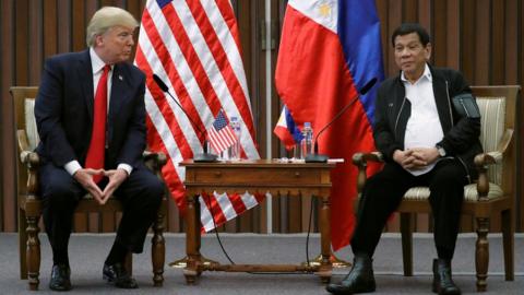 Donald Trump and Rodrigo Duterte