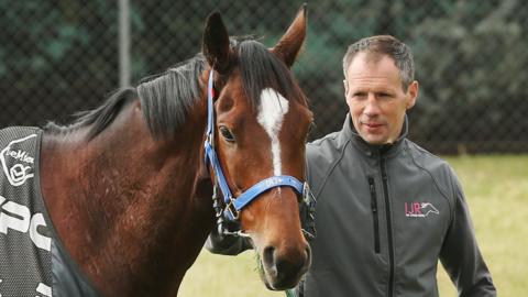 Nakeeta with trainer Iain Jardine in Melbourne