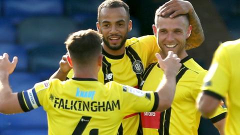 Harrogate Town celebrate