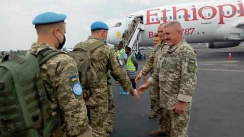 Ukraine troops leaving DR Congo