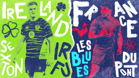 Johnny Sexton and Antoine Dupont will lead out Ireland and France on Saturday