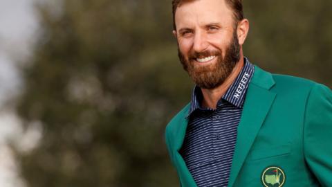 Dustin Johnson in Green Jacket