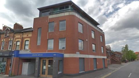 The former regional headquarters of Citizens Advice in NI has been closed