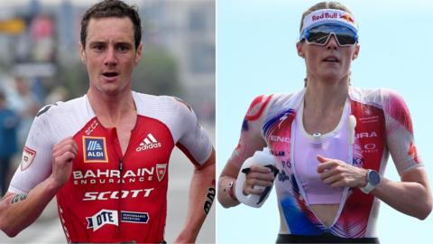 Alistair Brownlee and Lucy Charles-Barclay