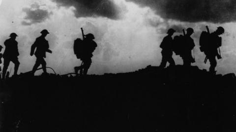 Men in action during the Battle of Passchendaele