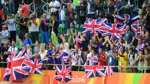 Team GB fans