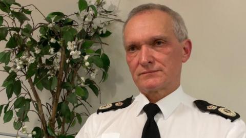 A photo of the Isle of Man's chief constable Gary Roberts