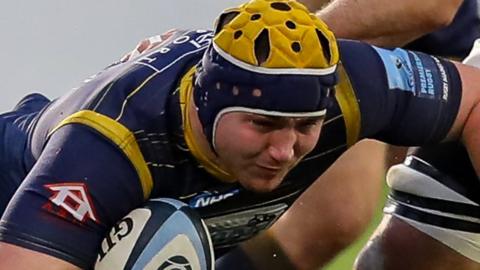 Beck Cutting has so far made 14 Worcester Warriors first team appearances