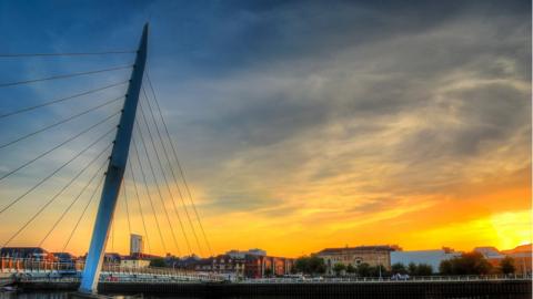 Swansea's Millennium Bridge