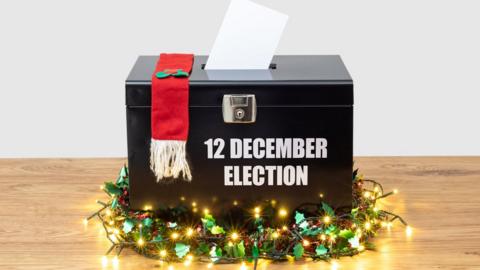 Election 2019 ballot box