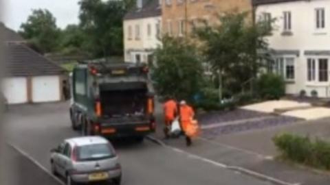 Residents in Bridgend say the council's new recycling scheme is "chaotic".