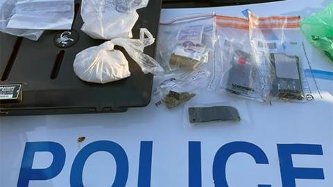 Drugs seized during an arrest