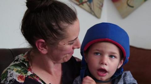 Tracey Rossiter's son Ethan has a rare genetic disorder which means he only has a few years to live.