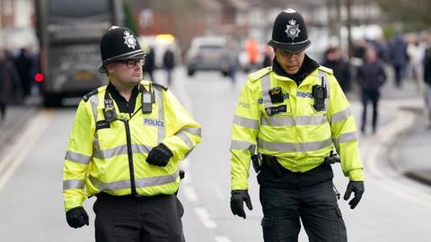 Two West Midlands Police officers on duty