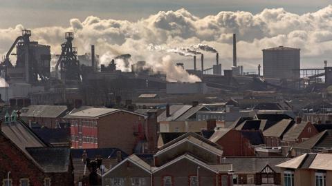 View of Tata Steel site in Port Talbot