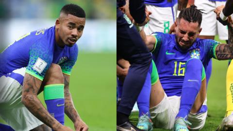 Gabriel Jesus and Alex Telles