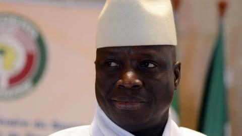 Gambian President Yahya Jammeh attending the 44th summit of the 15-nation west African bloc ECOWAS in 2014