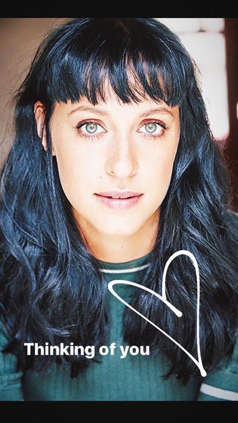 Actress Jessica Falkholt in an Instagram post