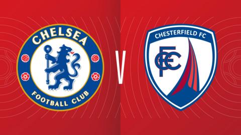 Chelsea v Chesterfield badge graphic