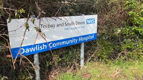 Torbay and South Devon hospital sign