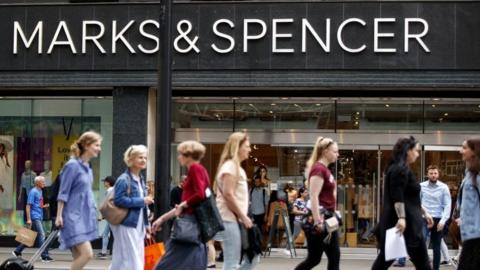 M&S and shoppers