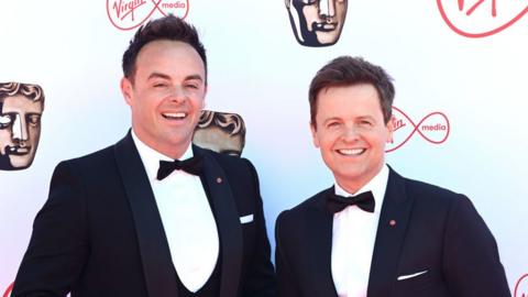 Ant and Dec attend the Virgin Media British Academy Television Awards at The Royal Festival Hall in May 2022